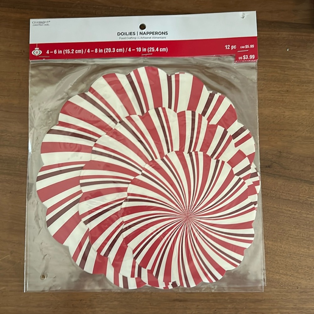Christmas doilies
